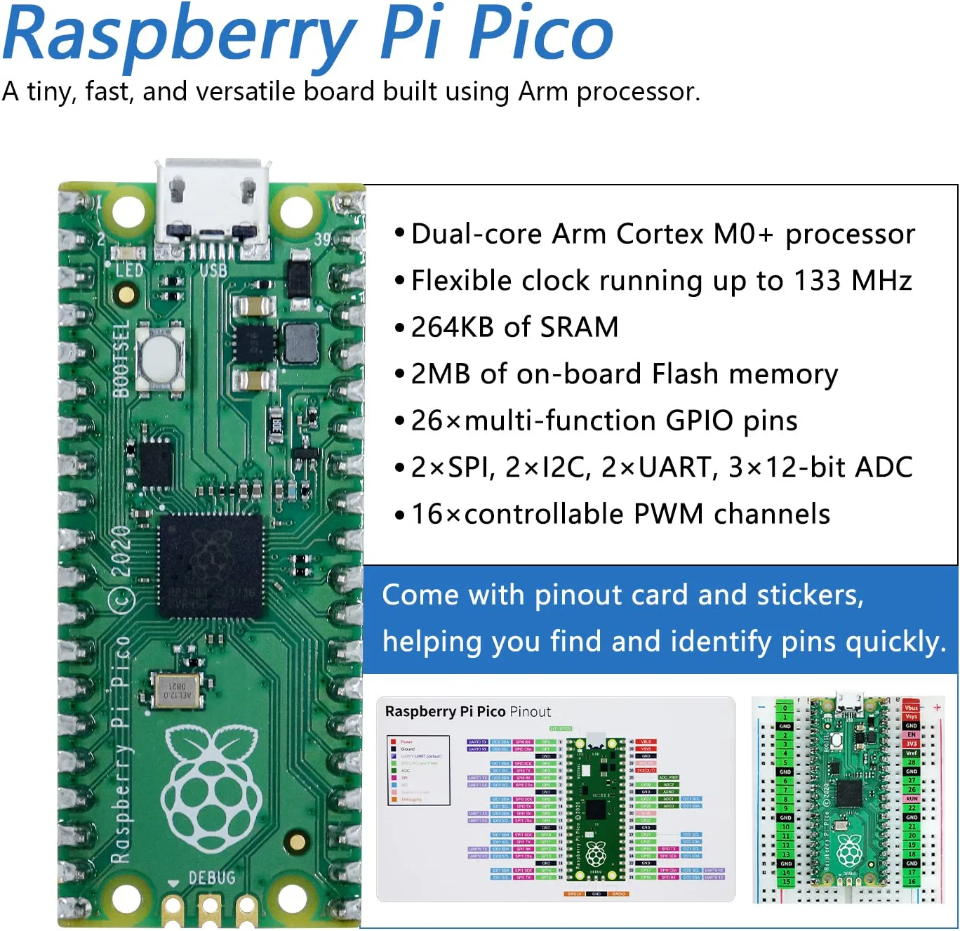 Freenove Ultimate Starter Kit for Raspberry Pi Pico (Without the