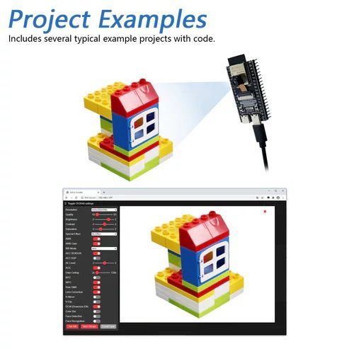 Freenove ESP32-S3 CAM Board - 8MB Flash Memory