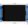 2.4inch-LCD-Module-details-size Waveshare 2.4inch General LCD Display 240×320